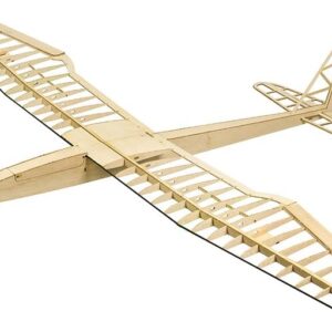 Balsa Wood Model Airplane  Sailplane, 1.6M Laser Cutting Unassembeld Model Plane Kits to Build, DIY Flying RC Glider Plane for Adults (KIT+Motor+ESC+Servo+Covering)