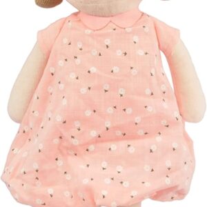 Toys, Soft Plush Light Pink Blue   Doll for Girl, 15" My First  Doll, Muñecas de Trapo para Niña, Embroidered Face, Safe for All Ages