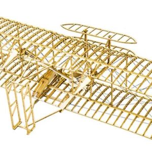 3D Wooden Puzzles Airplanes DIY Wright Brothers Flyer Model Aircraft, Laser Cut Balsa Wood Airplane Kits to Builds, Perfect Wooden Models Plane Gift for Adults Teens