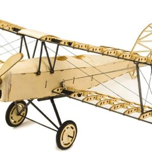 3D Wooden Puzzles DIY Tiger Moth Bi-Plane Vintage Airplane Model Kit, Laser Cut Balsa Wood Model Aircraft Kits to Build for Adults