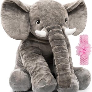 Stuffed Elephant Plush Animal Toy 24 INCH