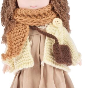 Plush Baby Doll Waldorf Astoria Handmade Plush Doll with Clothes, Girls Cute  Figure Toys, Soft Doll Cute Little Girl Plush Doll Girls Rag Christmas Birthday Gift, 26cm