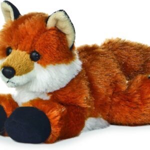 Adorable Mini Stuffed Animal - Playful Ease - Timeless Companions - Orange 8 Inches